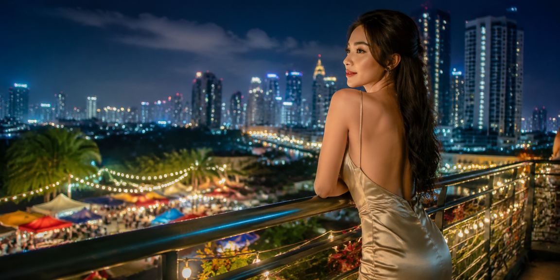 Khung cảnh chợ đêm tại thành phố Hồ Chí Minh với người chơi cá cược qua điện thoại
